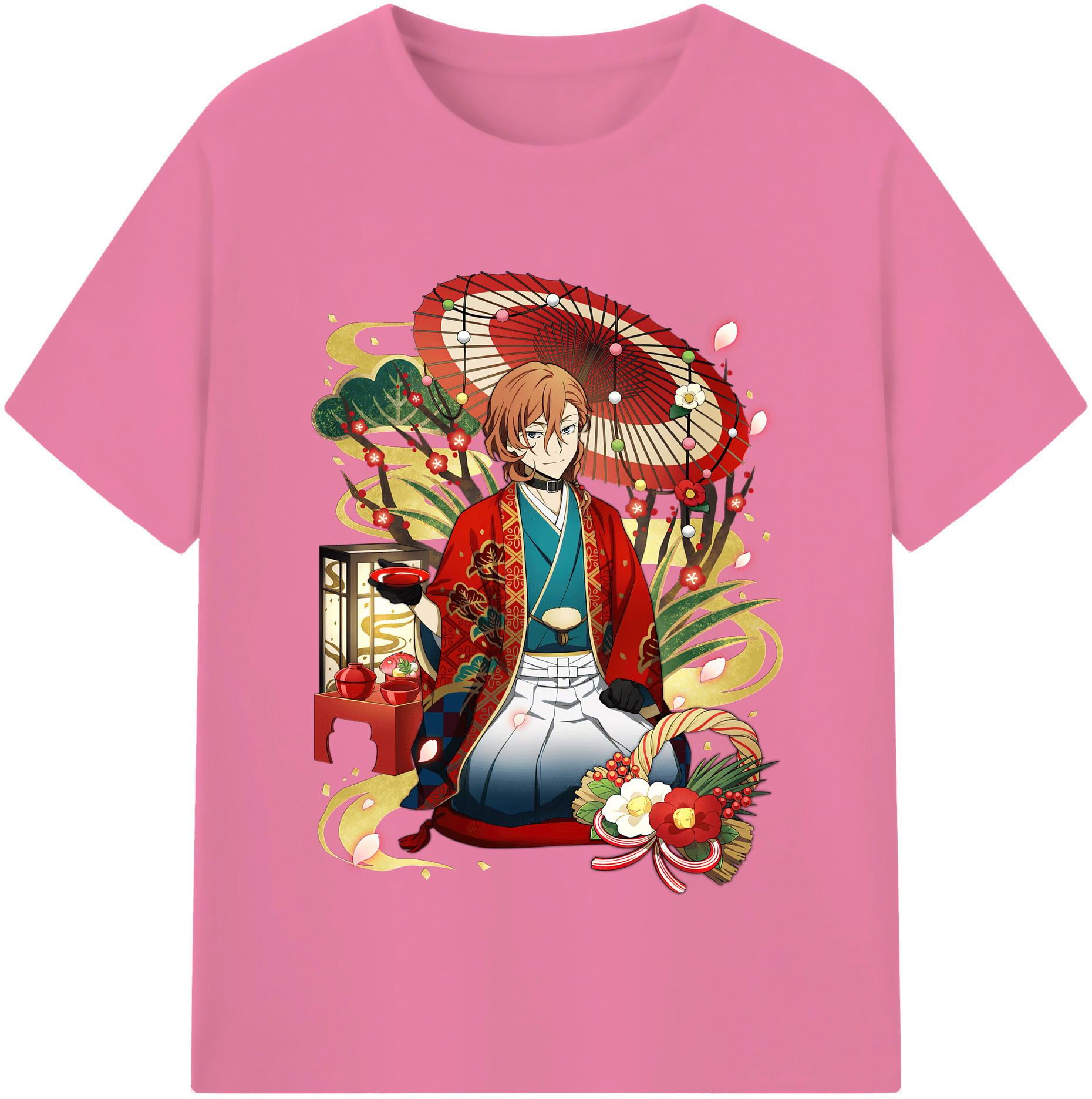 （画像用） 文豪ストレイドッグス Bungo Stray Dogs 綿100％半袖Tシャツ（フロントプリント）